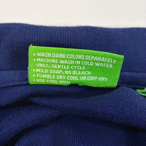 Master's Collection Navy Polo Shirt Sz M (12/14) - Picture 6 of 6